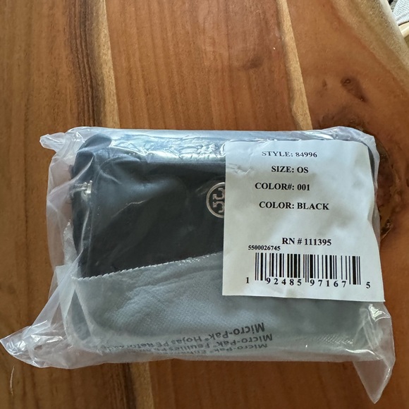 Tory Burch Virginia Mini Nylon Crossbody- Black - Picture 6 of 7